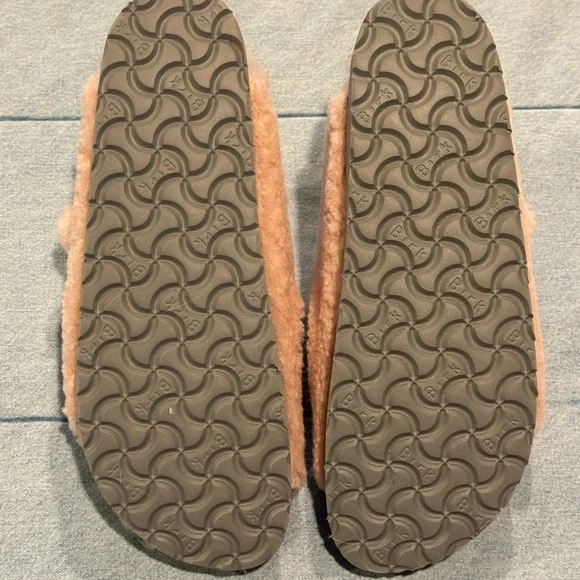 NWT Papillio by Birkenstock Rose Arizona Big Buckle Platform Teddy Eu 41/US 10